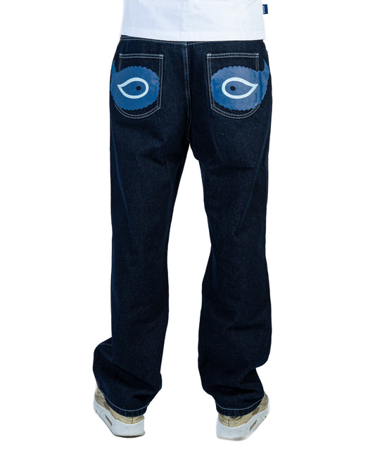 Nazar Paisley Denim Navy