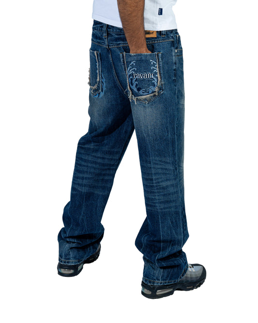 Japanese Style Wave Denim