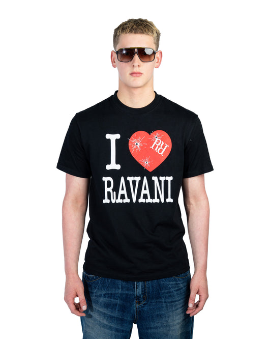 I luv Ravani Tee Black