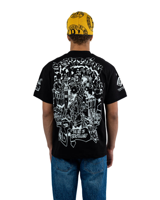 THE ART OF STORYTELLING X RAVANI BLACK TEE