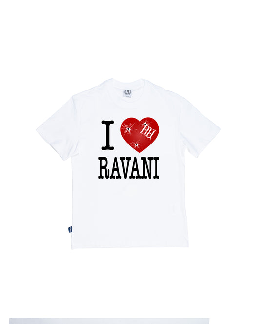I luv Ravani Tee White