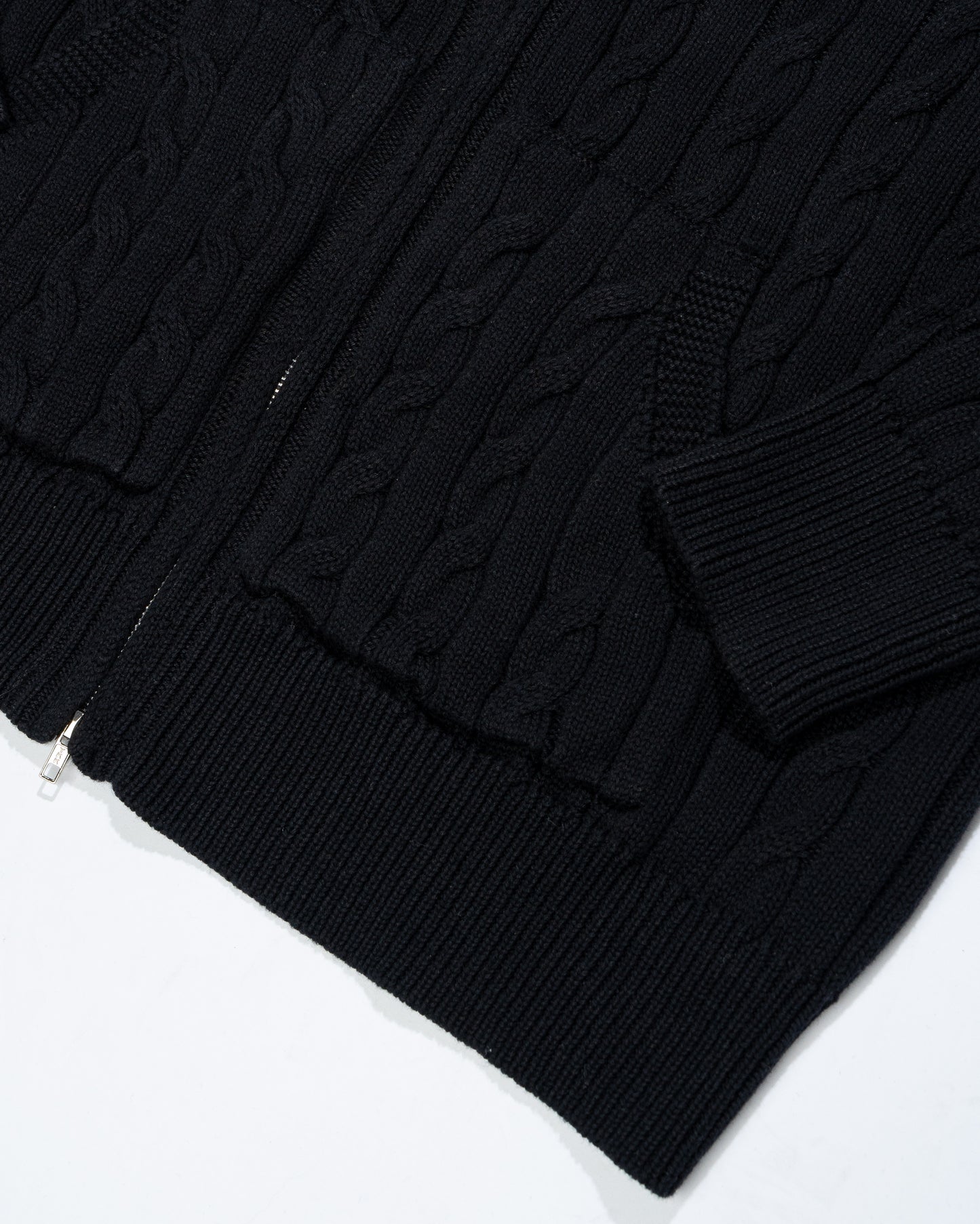 Knit Hoodie Black