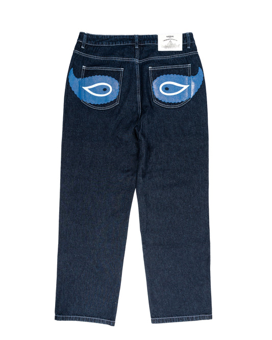 Nazar Paisley Denim Navy