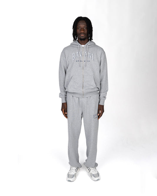 Ravani Box Logo Pants Gray