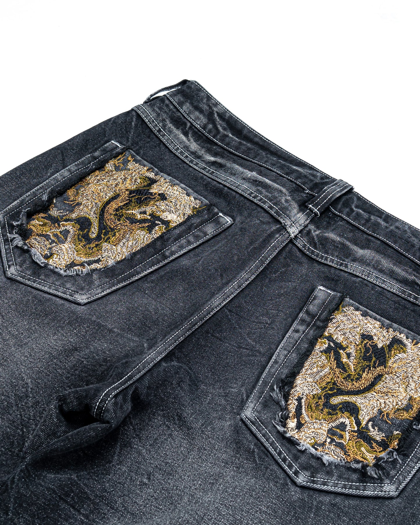 Hidden Dragon Grey Denim