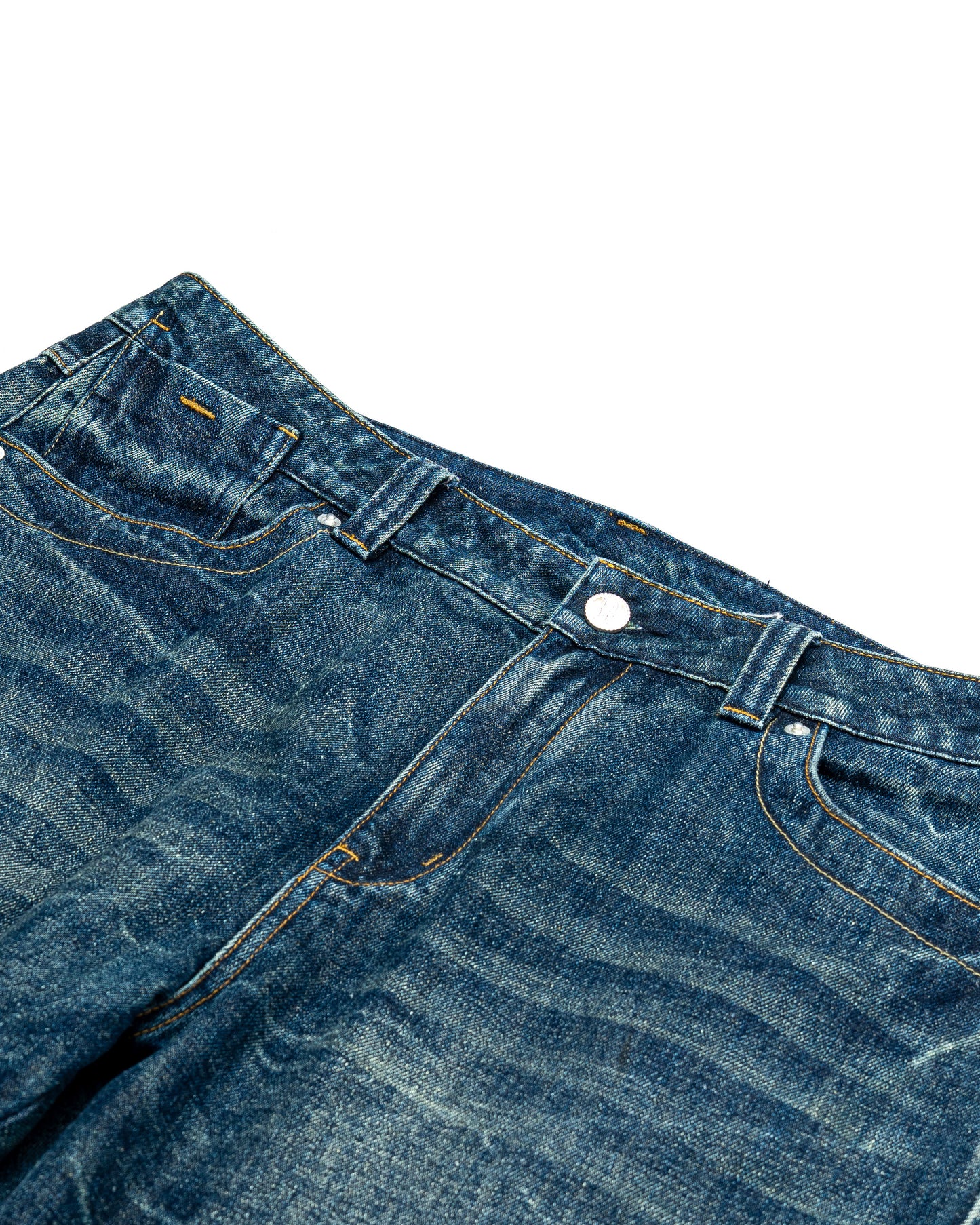 Hidden Dragon Green Denim