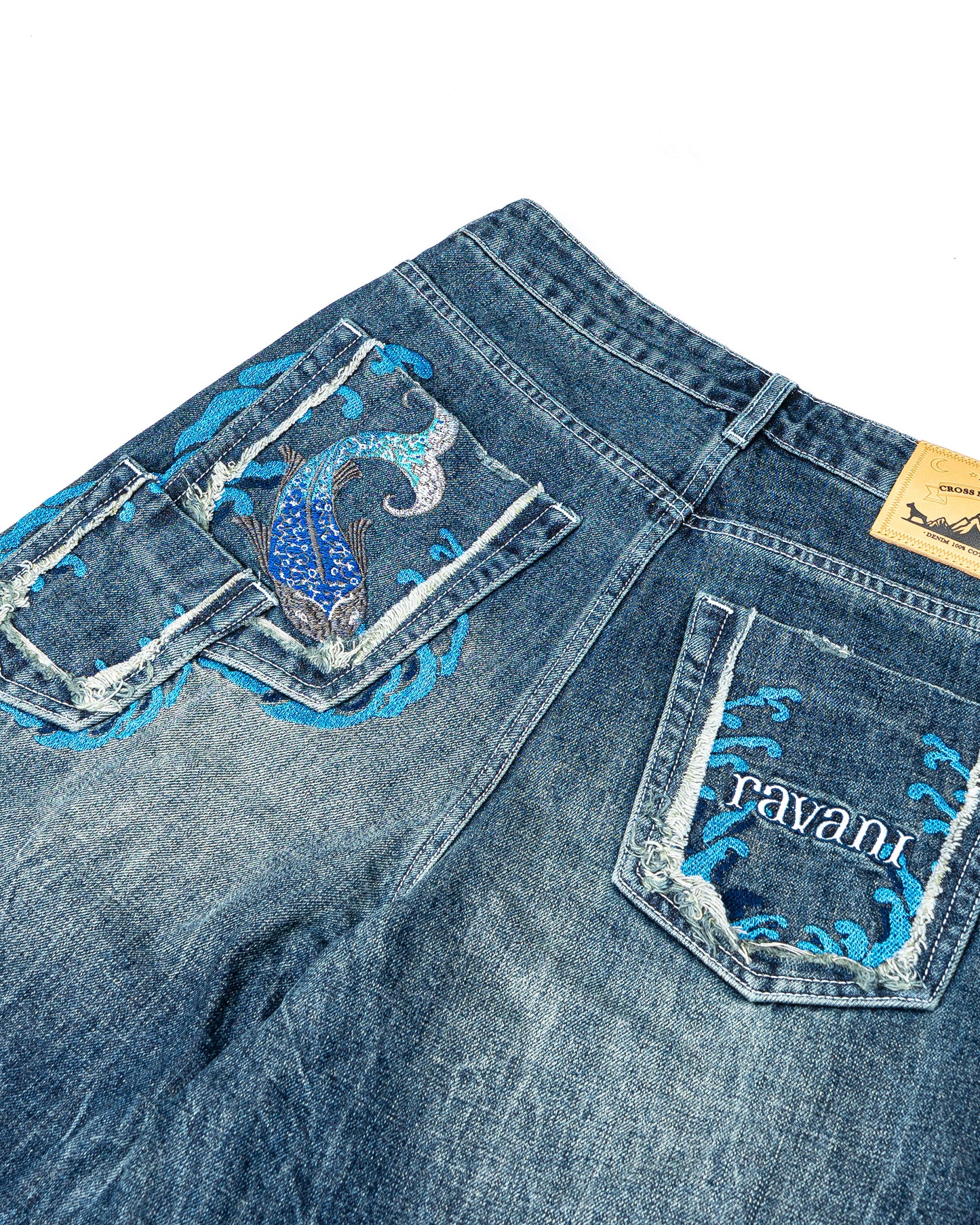 Persian Mahi Jorts Denim Unisex