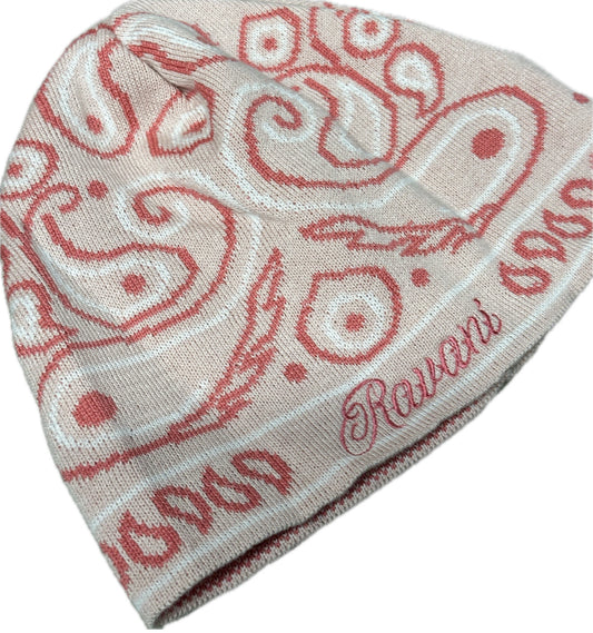 Paisley Beanie Pink