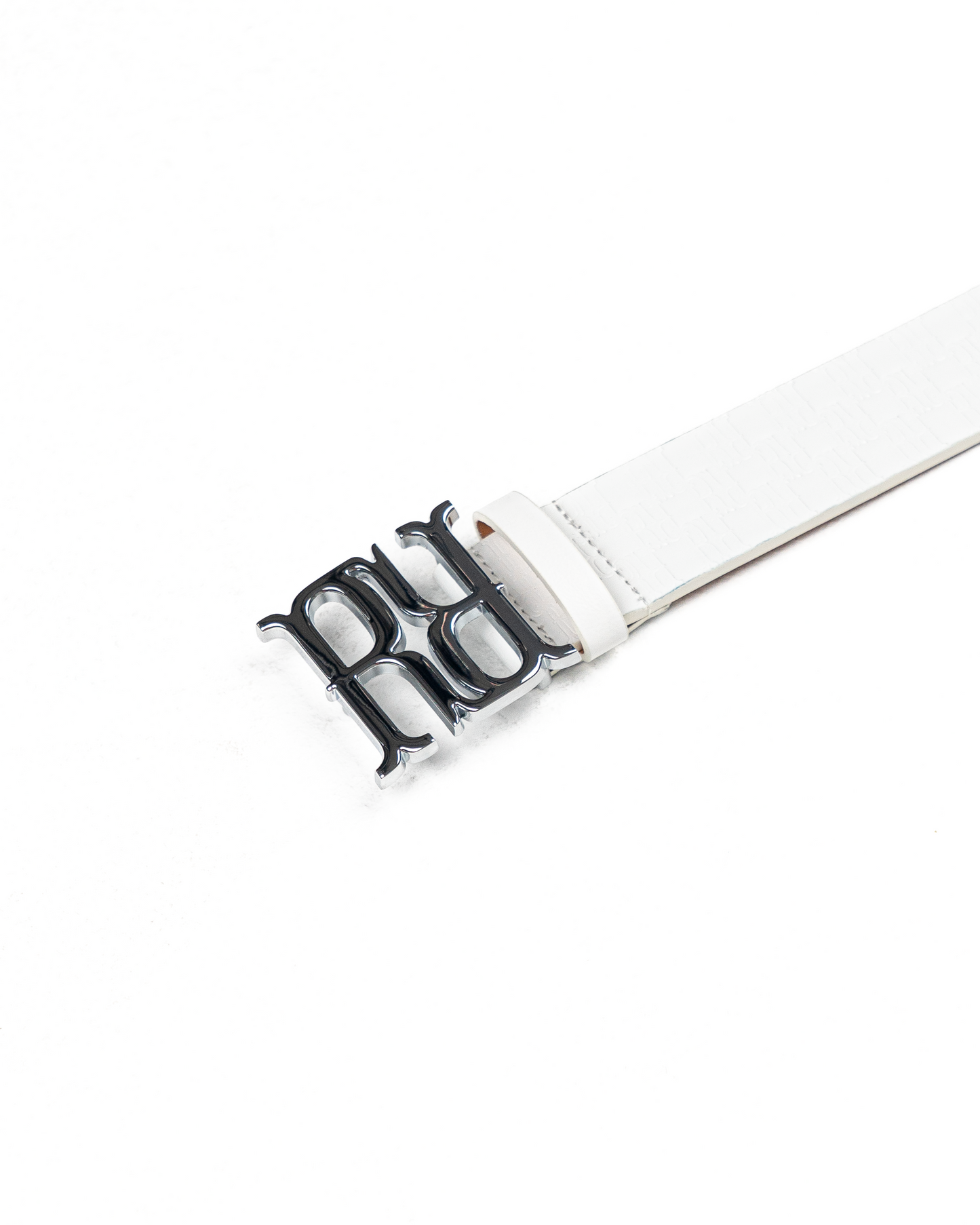 RR Monogram Belt White