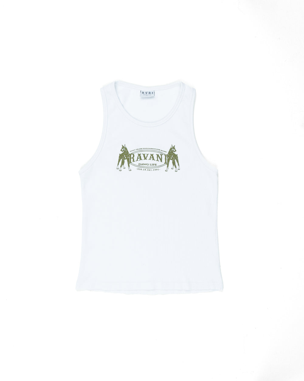 Dawg Life OG Tank white-olive