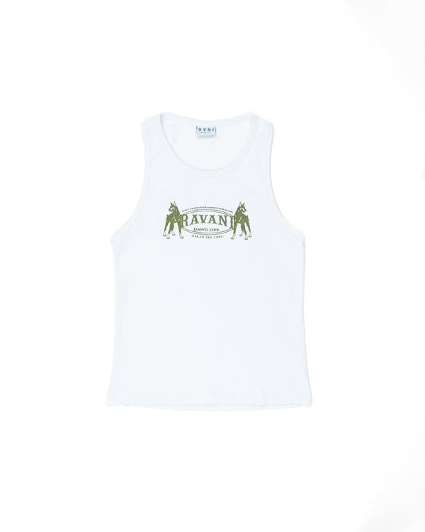 Dawg Life OG Tank white-olive