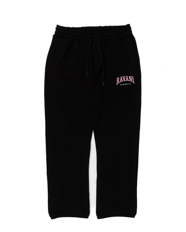 Ravani Box Logo Pants Black Pink