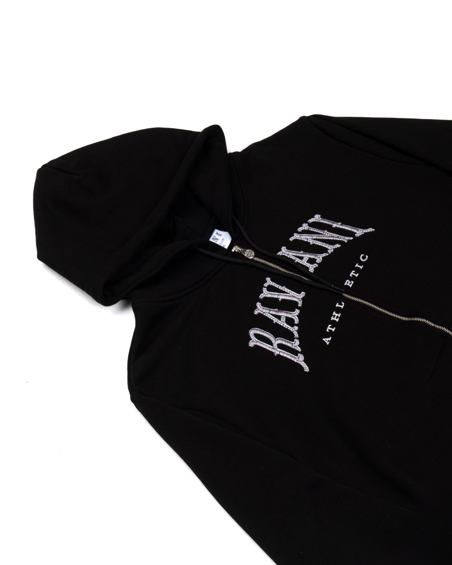 Ravani Box Logo Zip Hoodie black Palazzo