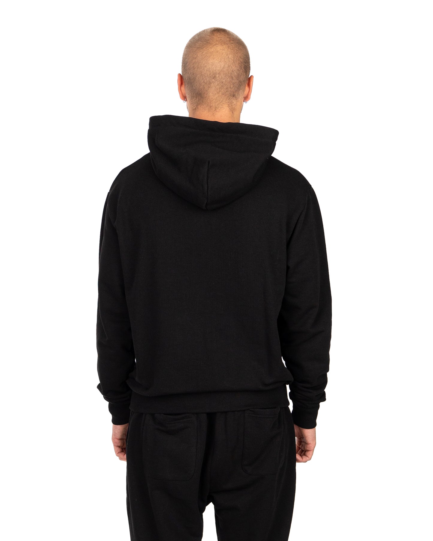 Ravani Box Logo Zip Hoodie black Palazzo