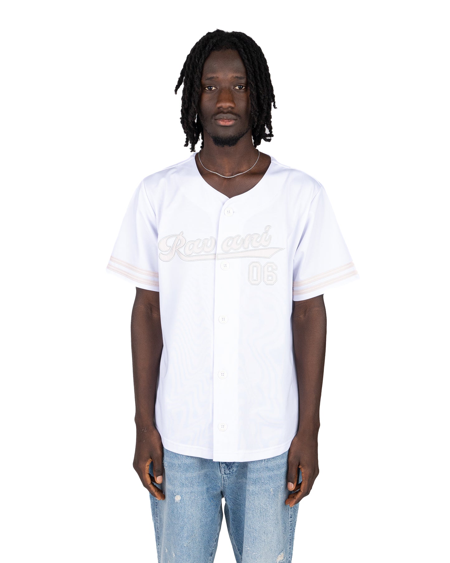 Ravani Franky Baseballshirt White Creme