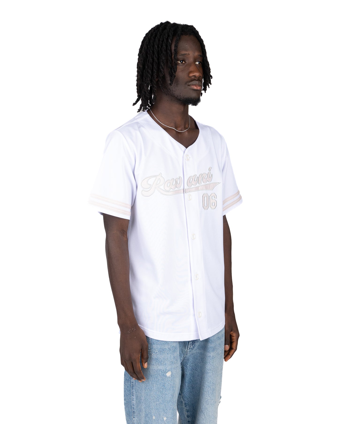 Ravani Franky Baseballshirt White Creme