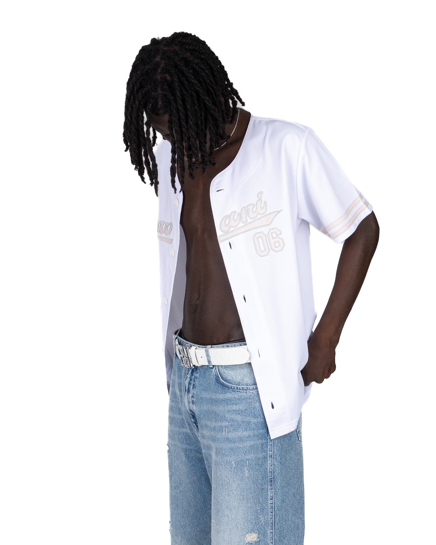 Ravani Franky Baseballshirt White Creme