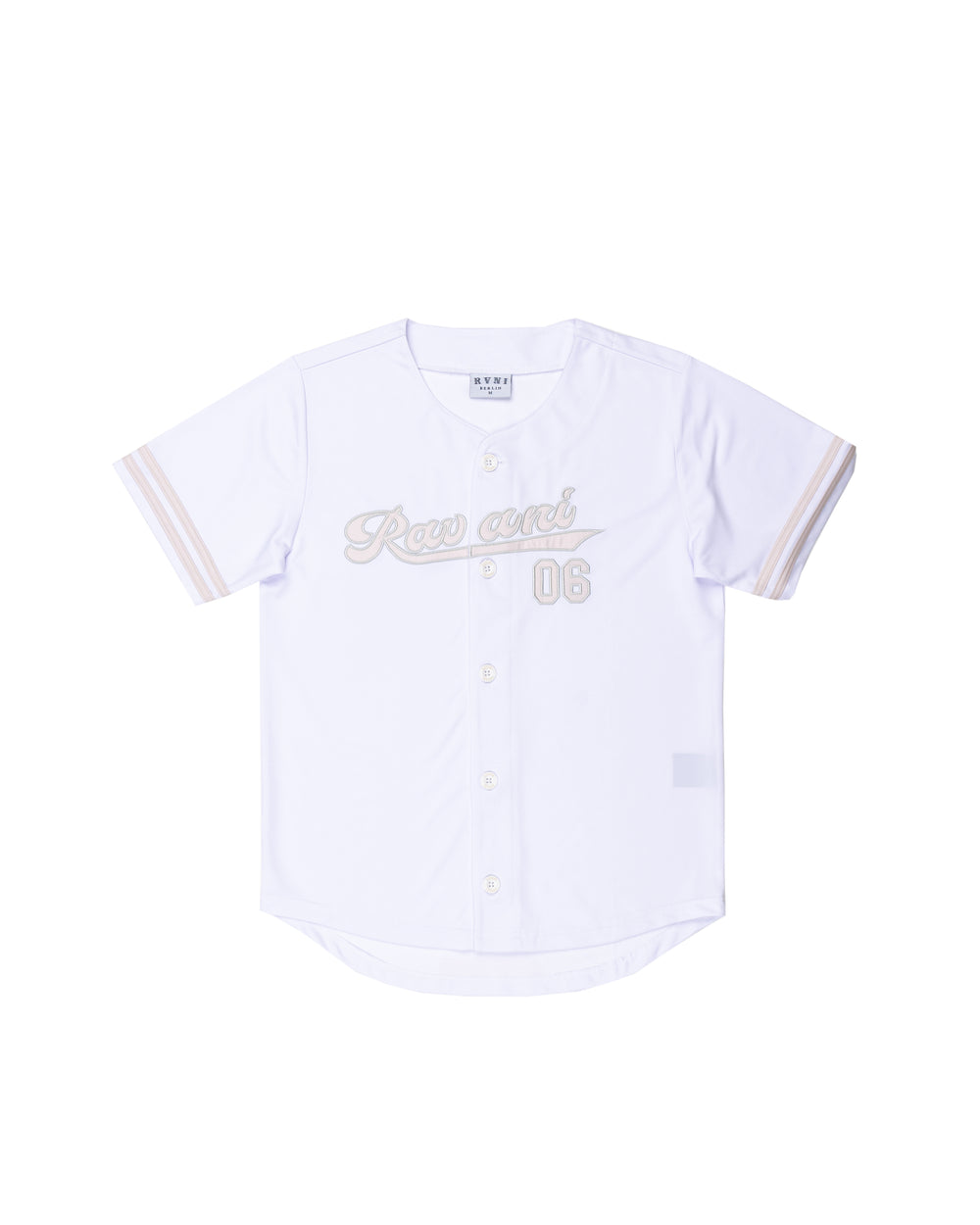 Ravani Franky Baseballshirt White Creme