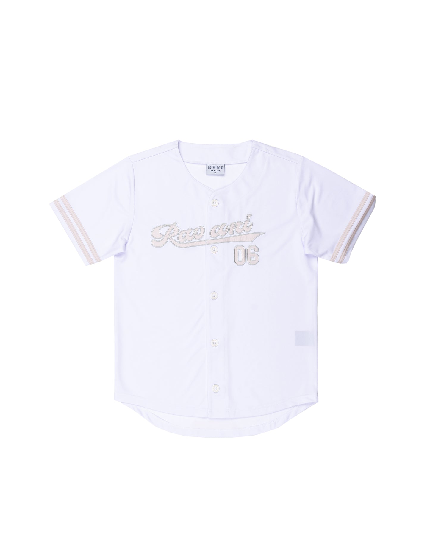 Ravani Franky Baseballshirt White Creme