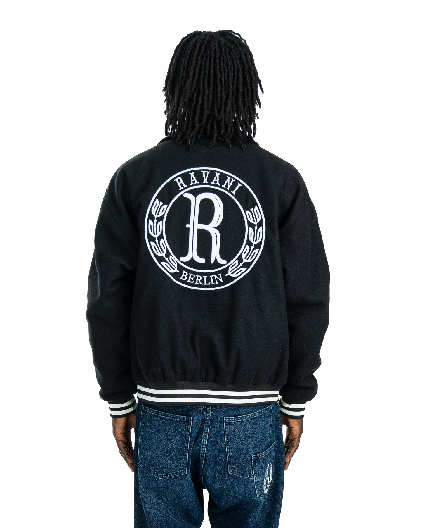 Ravani R club College Jacket Black