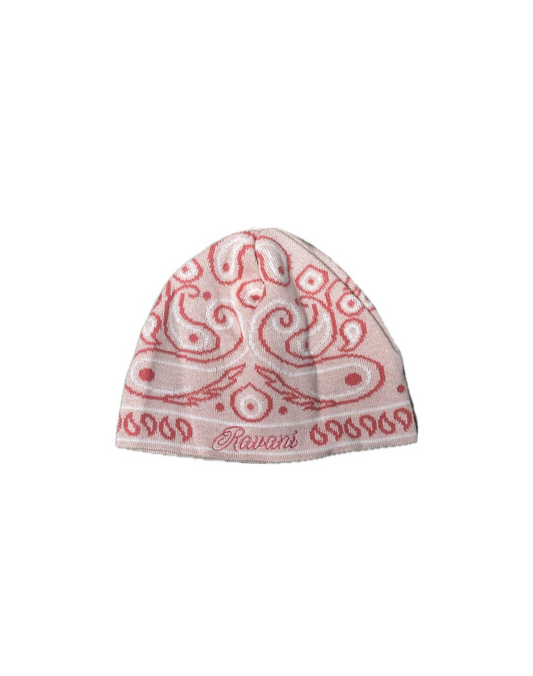 Paisley Beanie Pink