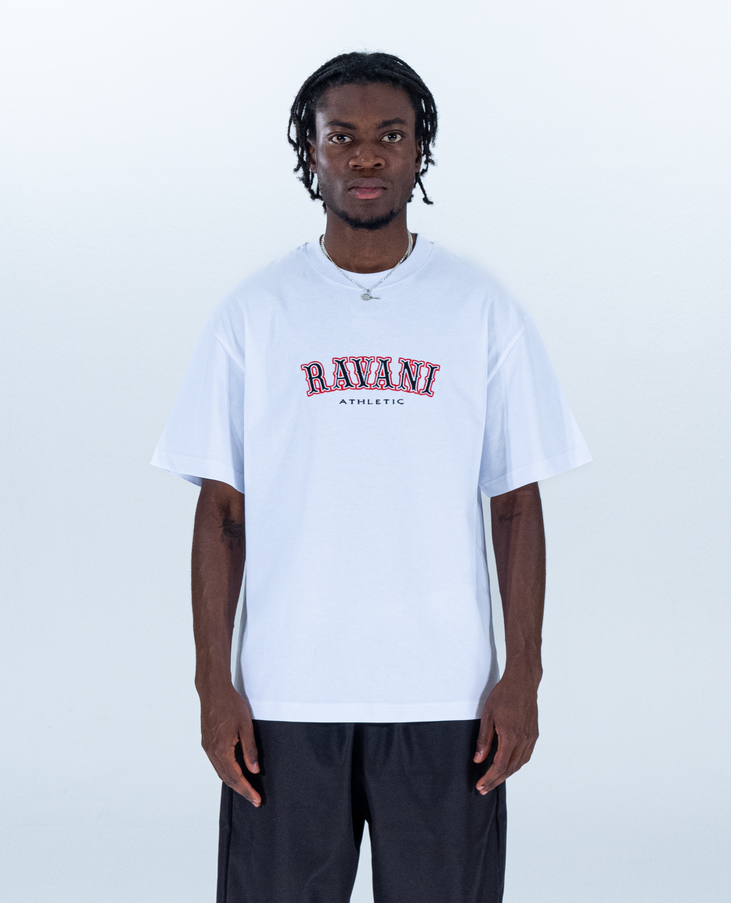 Ravani Archway box logo 4.0 White Tee