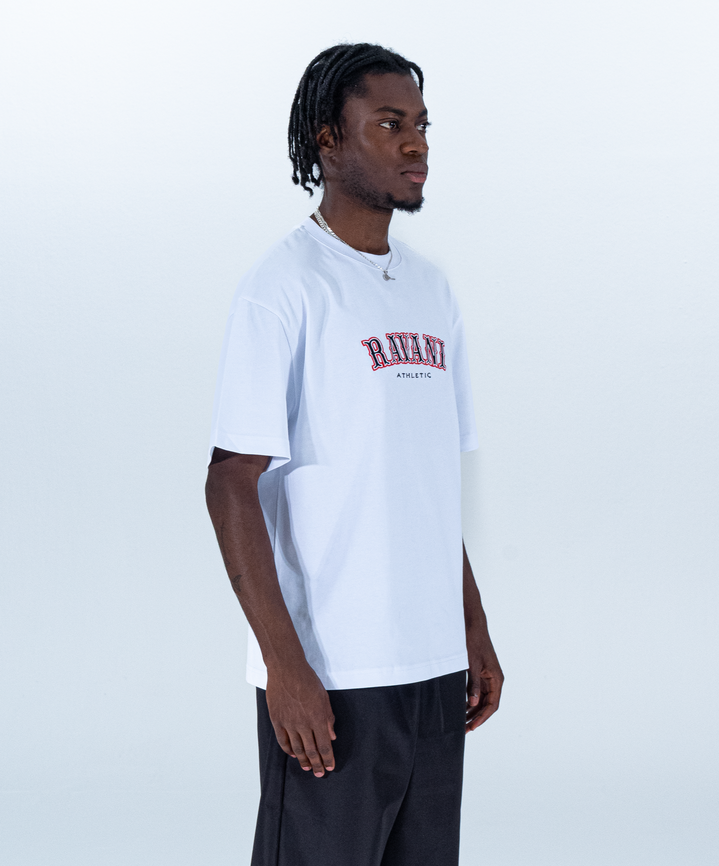 Ravani Archway box logo 4.0 White Tee