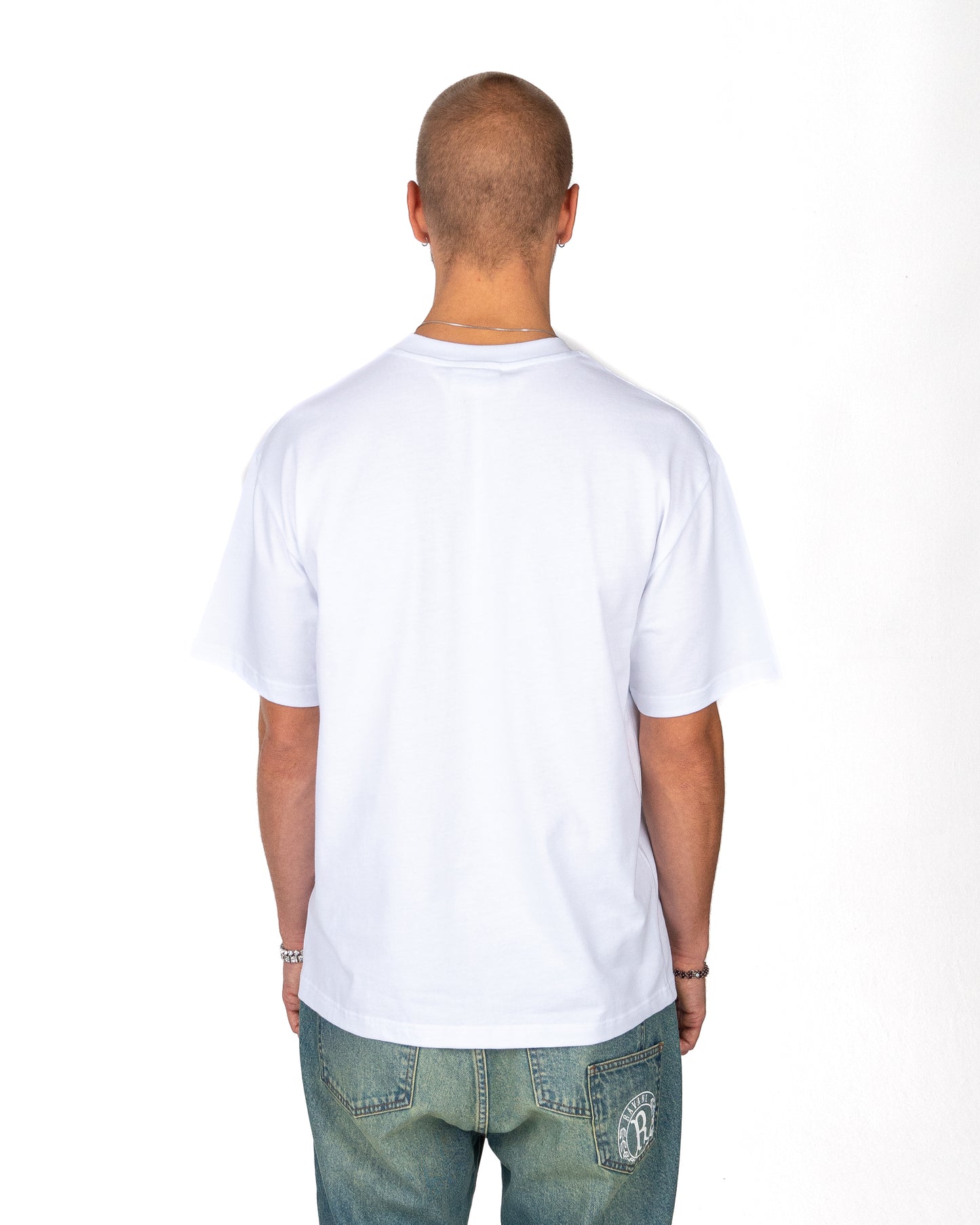 Doberman Throne Tee White