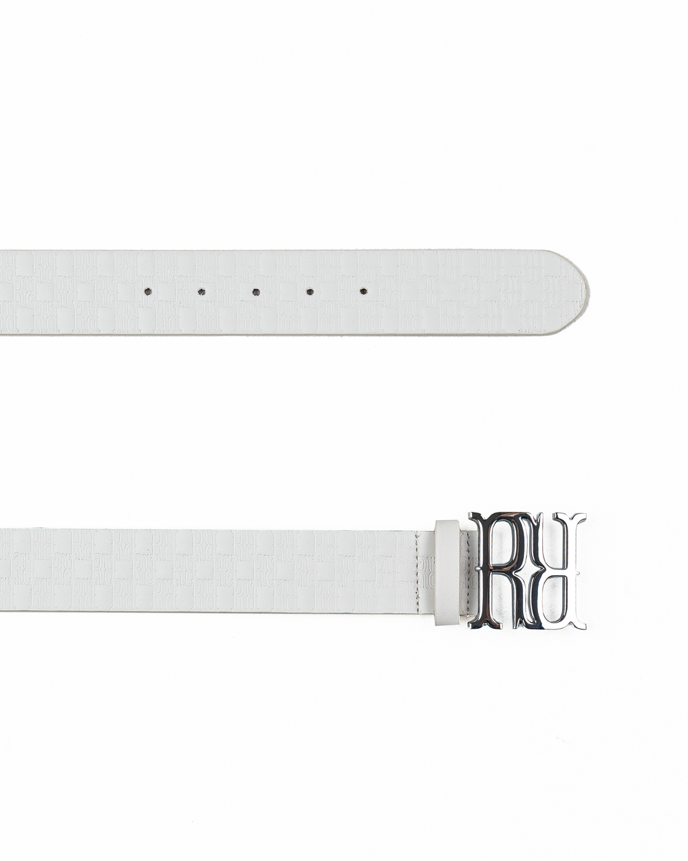 RR Monogram Belt White