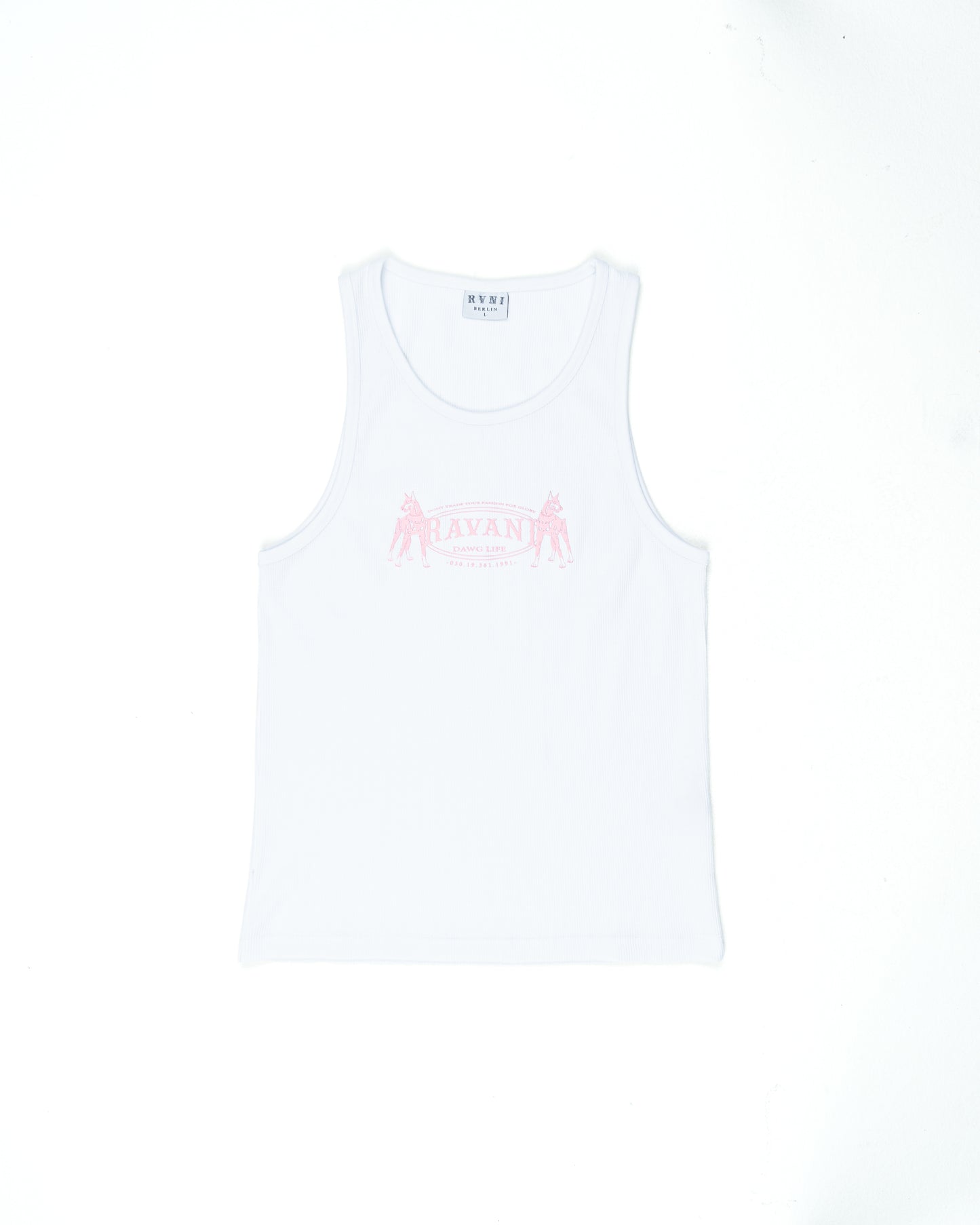 Dawg Life OG Tank white-pink