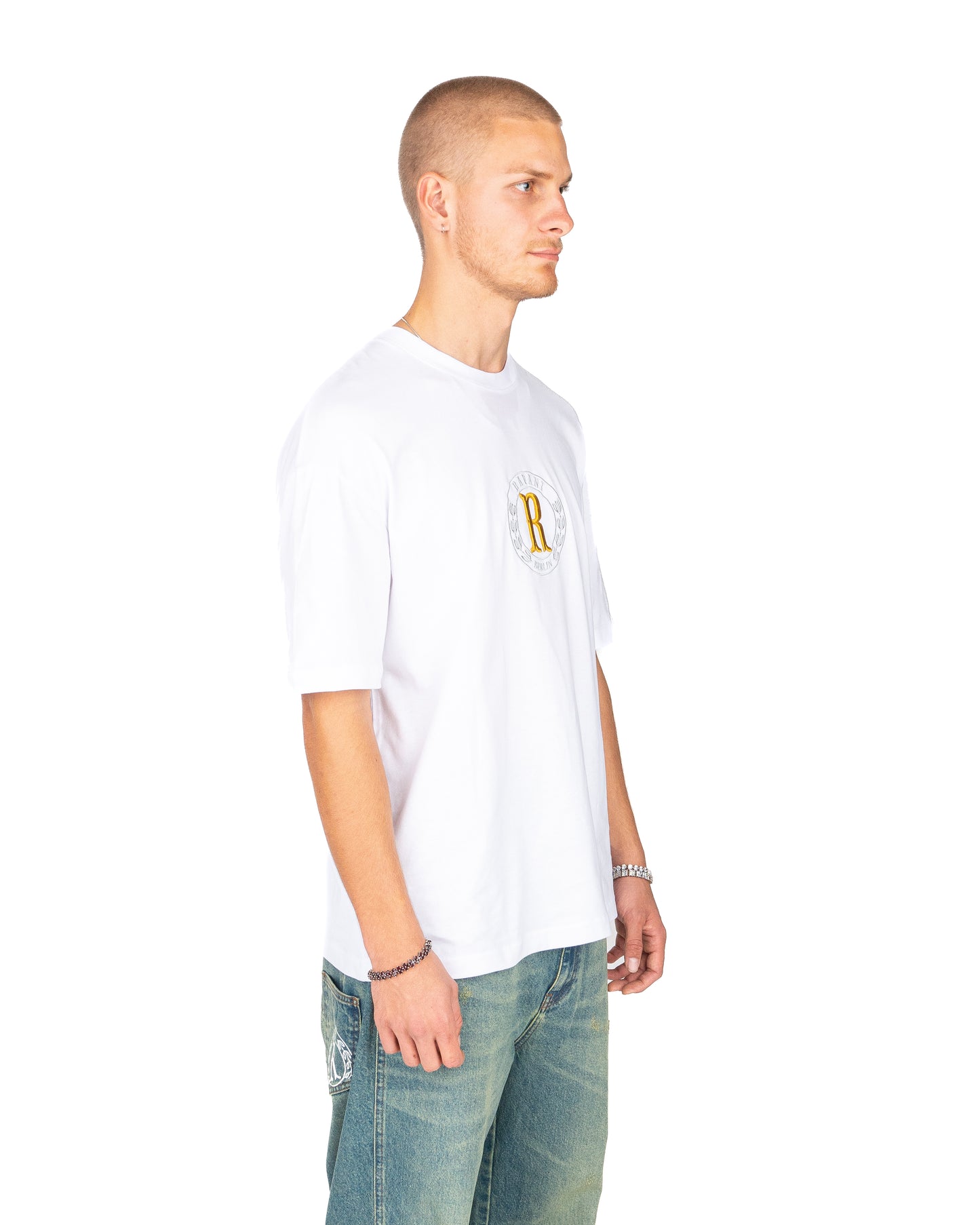 R ravani or nothing Tee White Gold