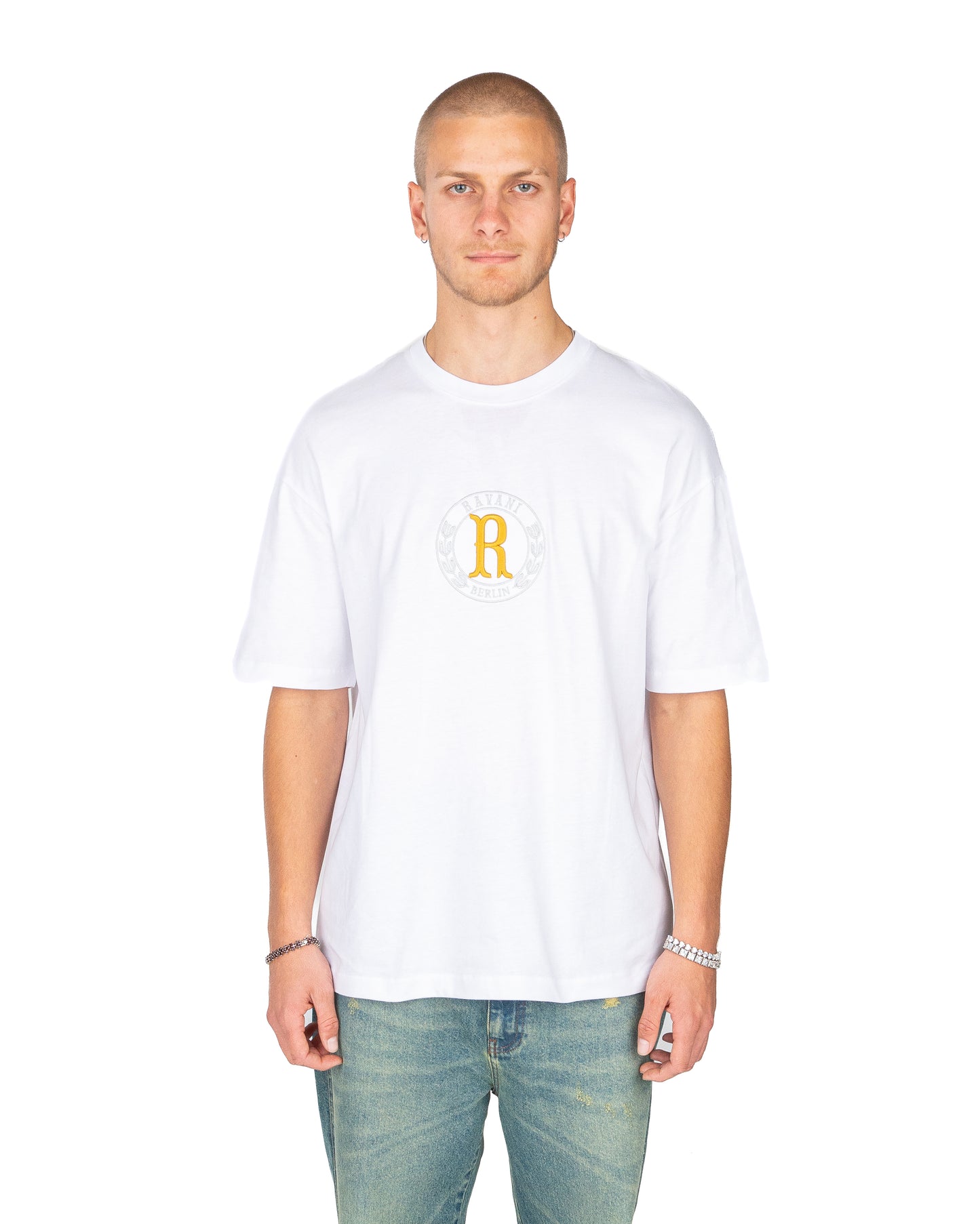 R ravani or nothing Tee White Gold