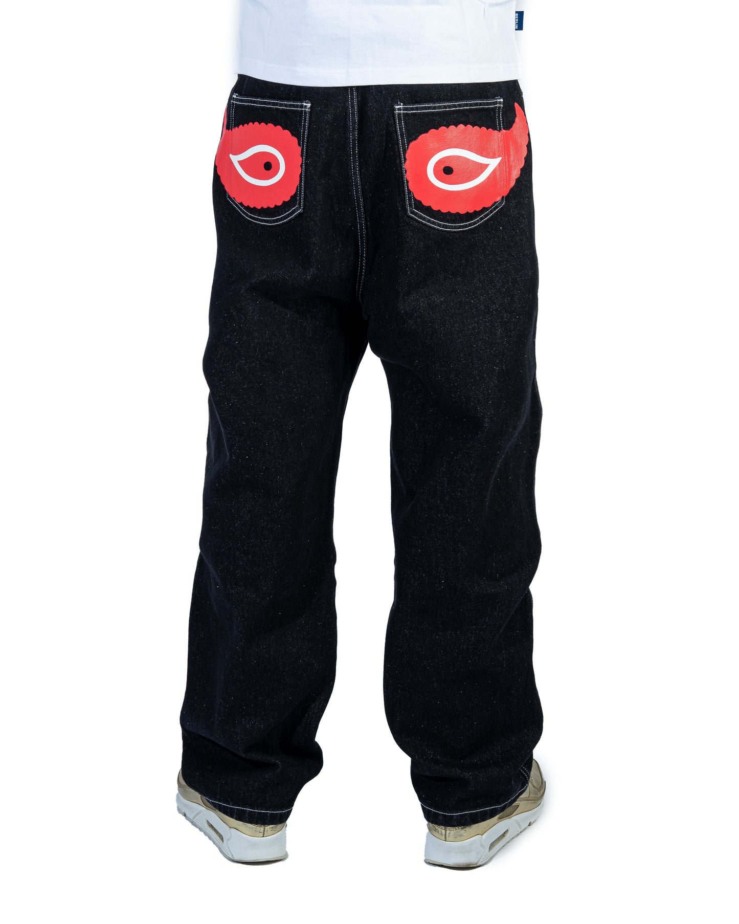 Nazar Paisley Denim Red