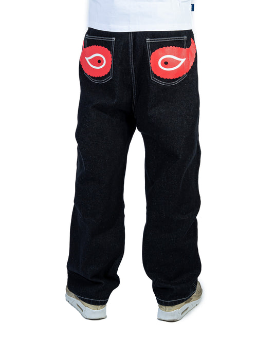 Nazar Paisley Denim Red