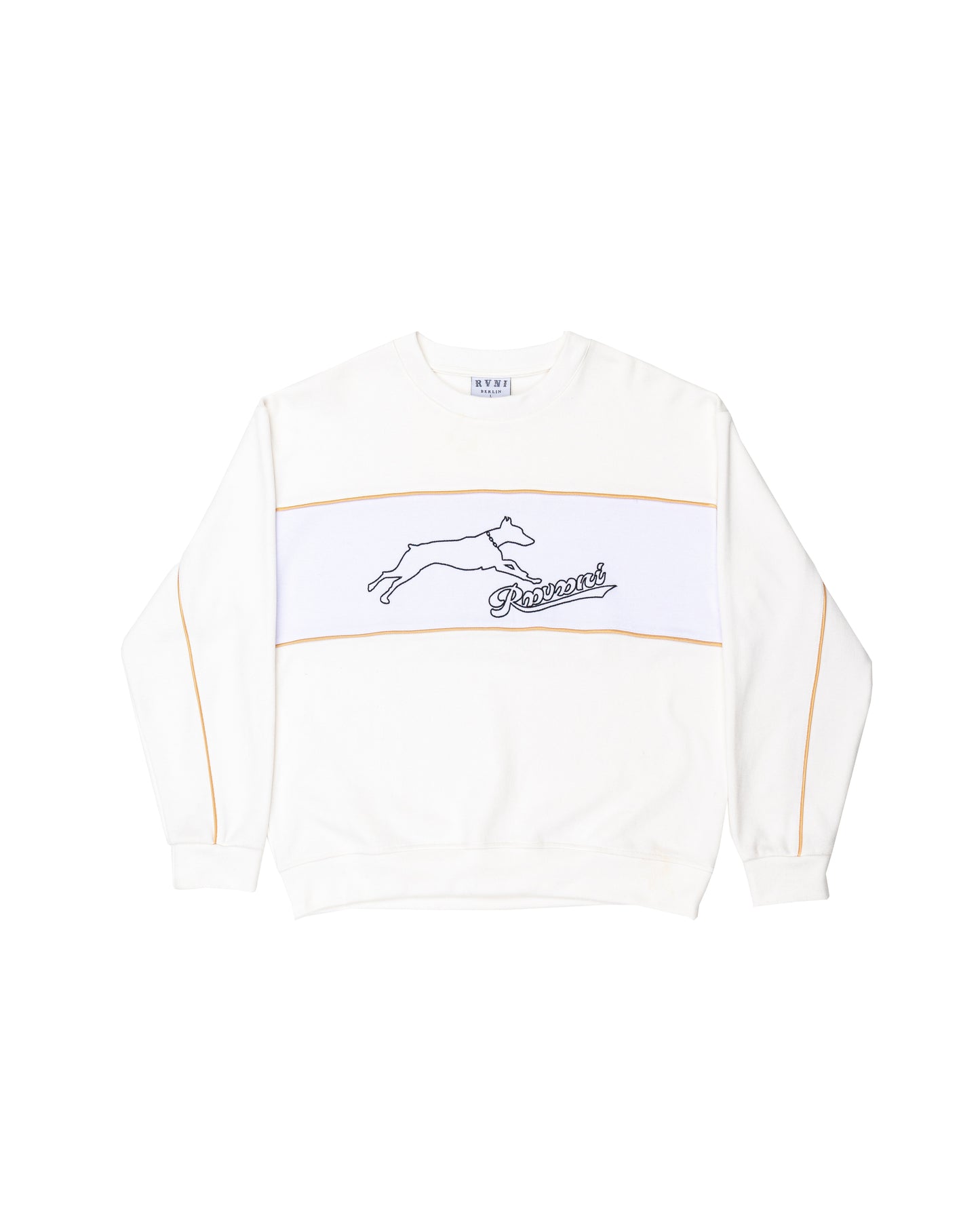 Doberman Pique Crewneck Off White