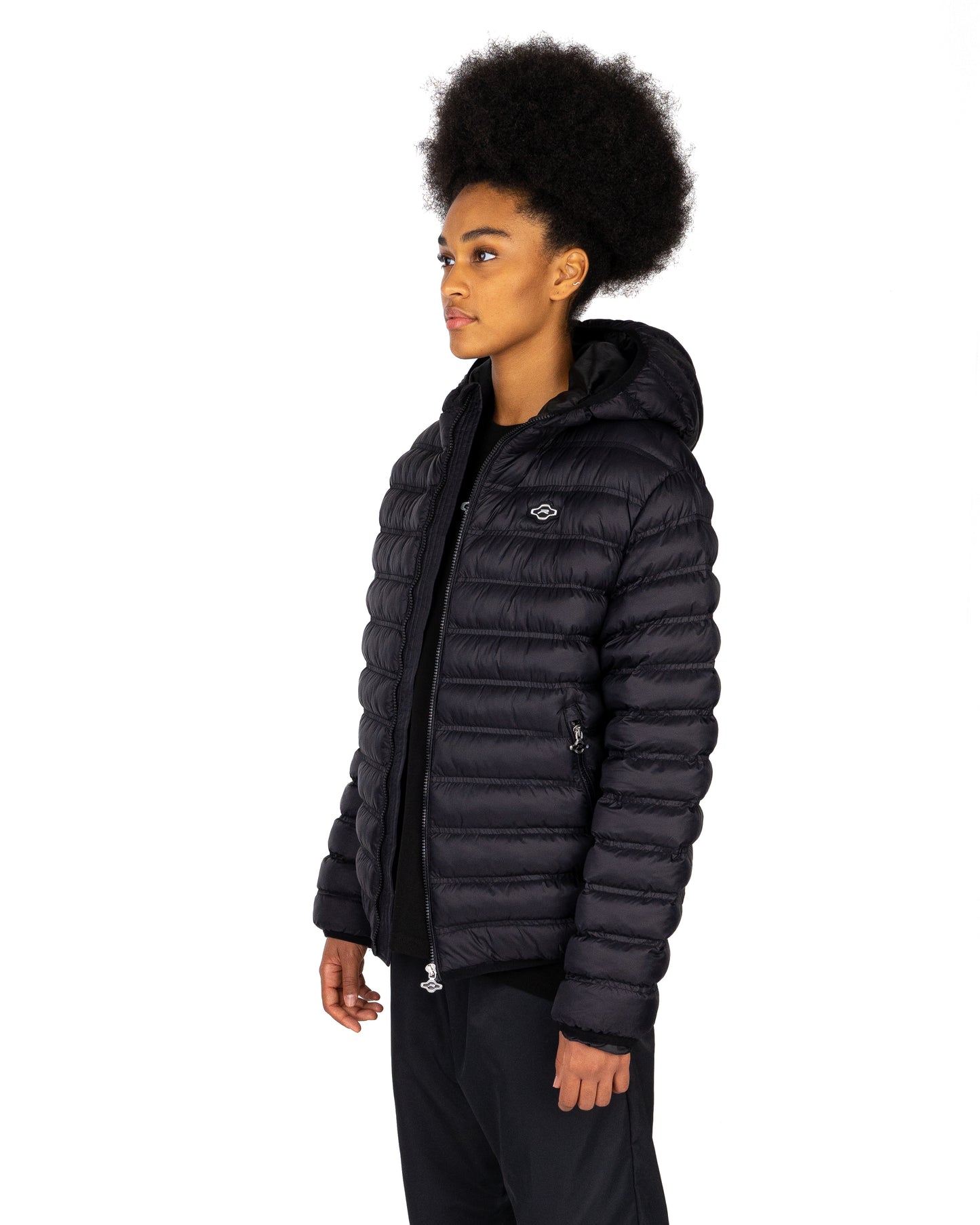 Raze Puffer Jacket Ninja Black