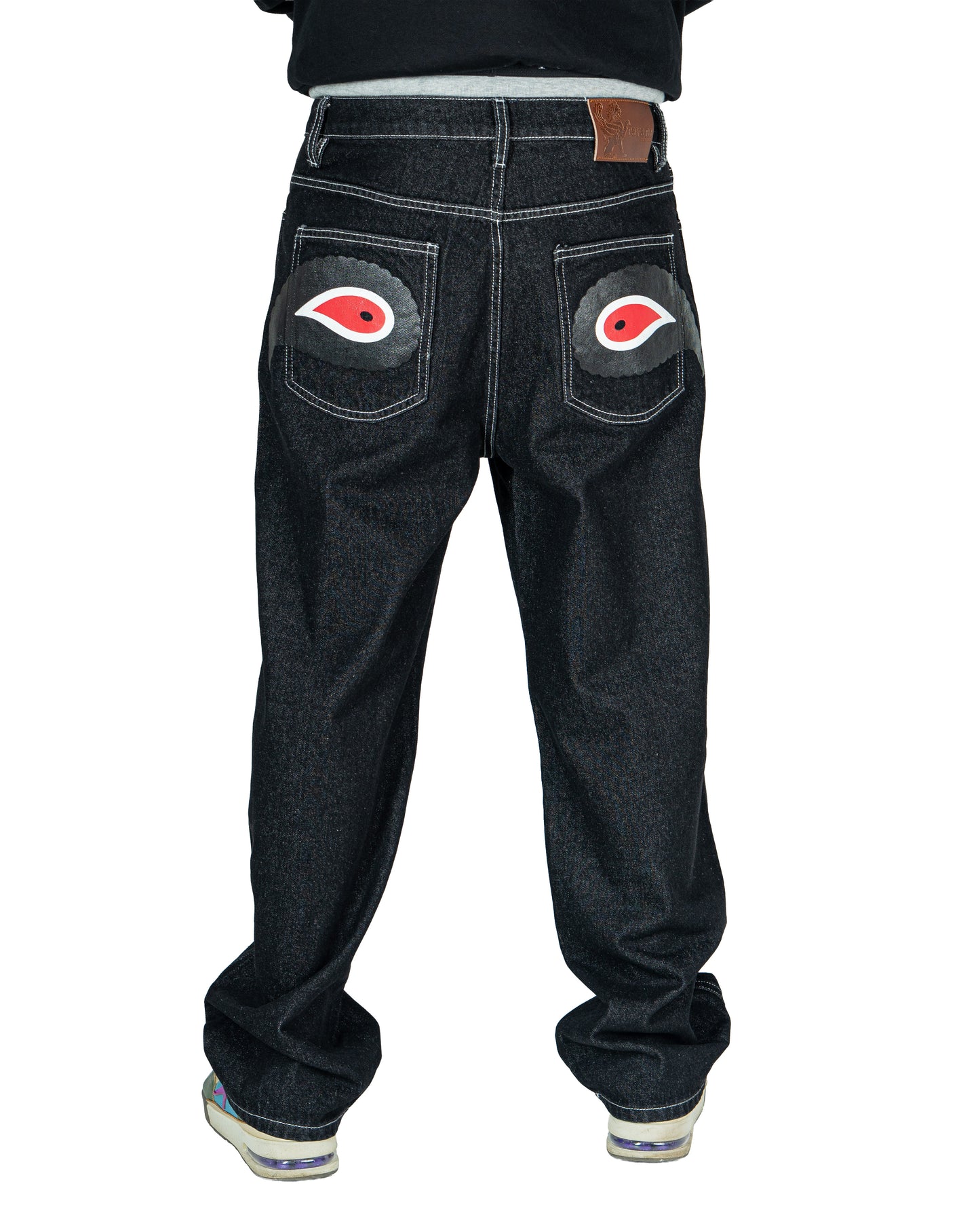 Nazar Paisley Denim Rinsed Black