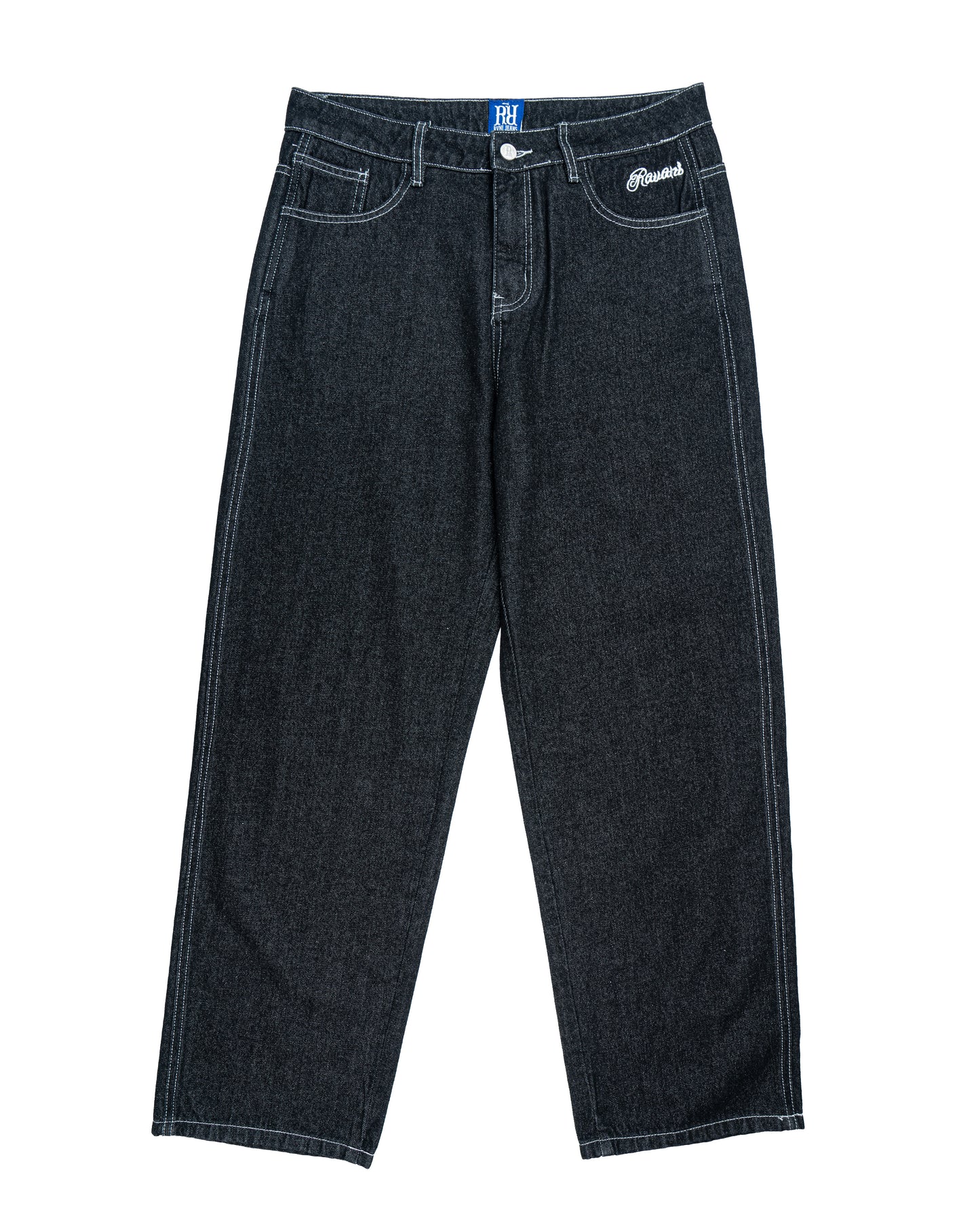 Nazar Paisley Denim Rinsed Black