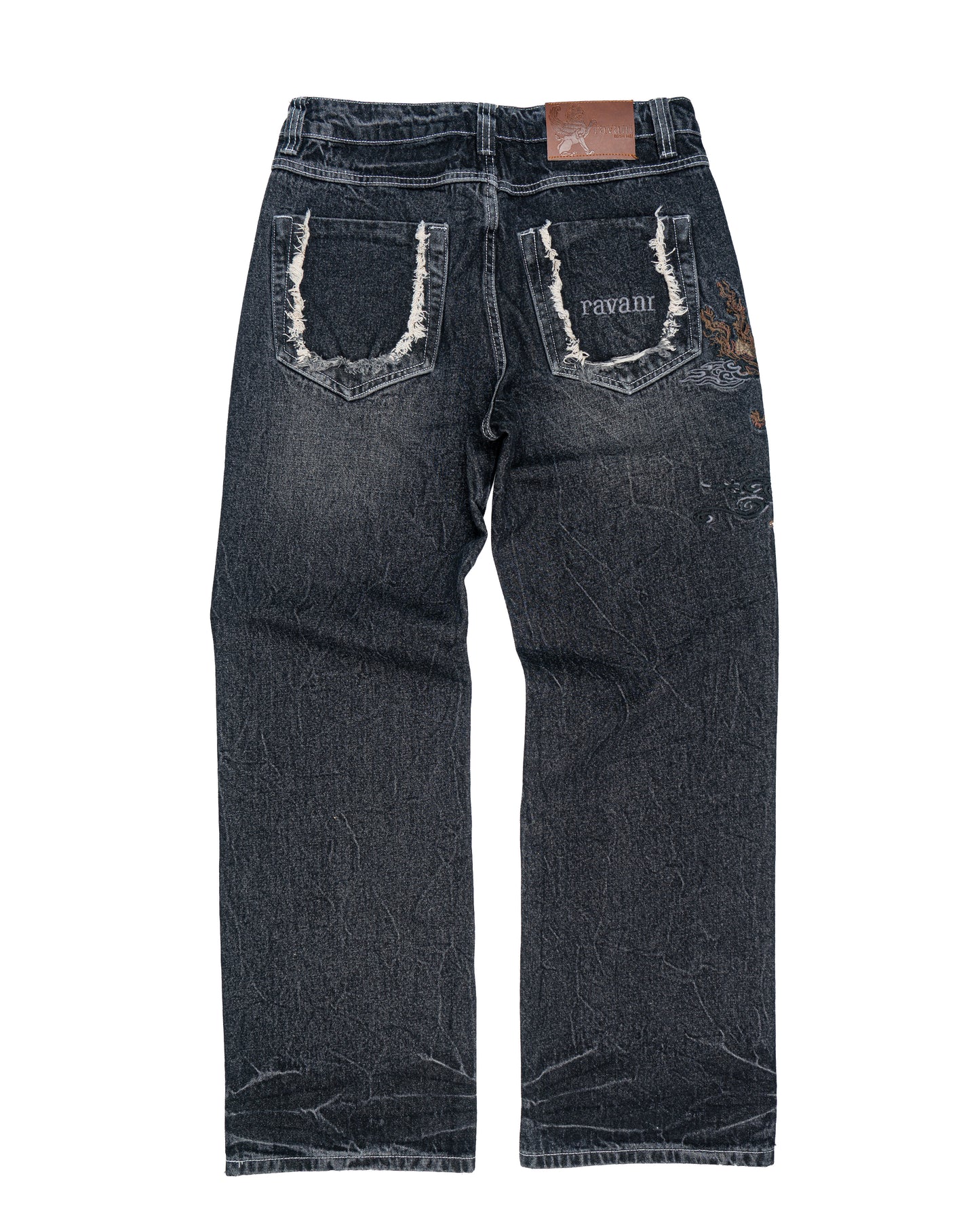 Japanese Denim Style Phoenix Grey