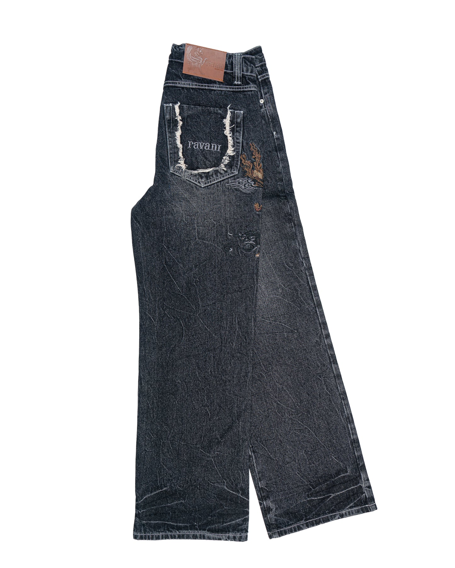 Japanese Denim Style Phoenix Grey