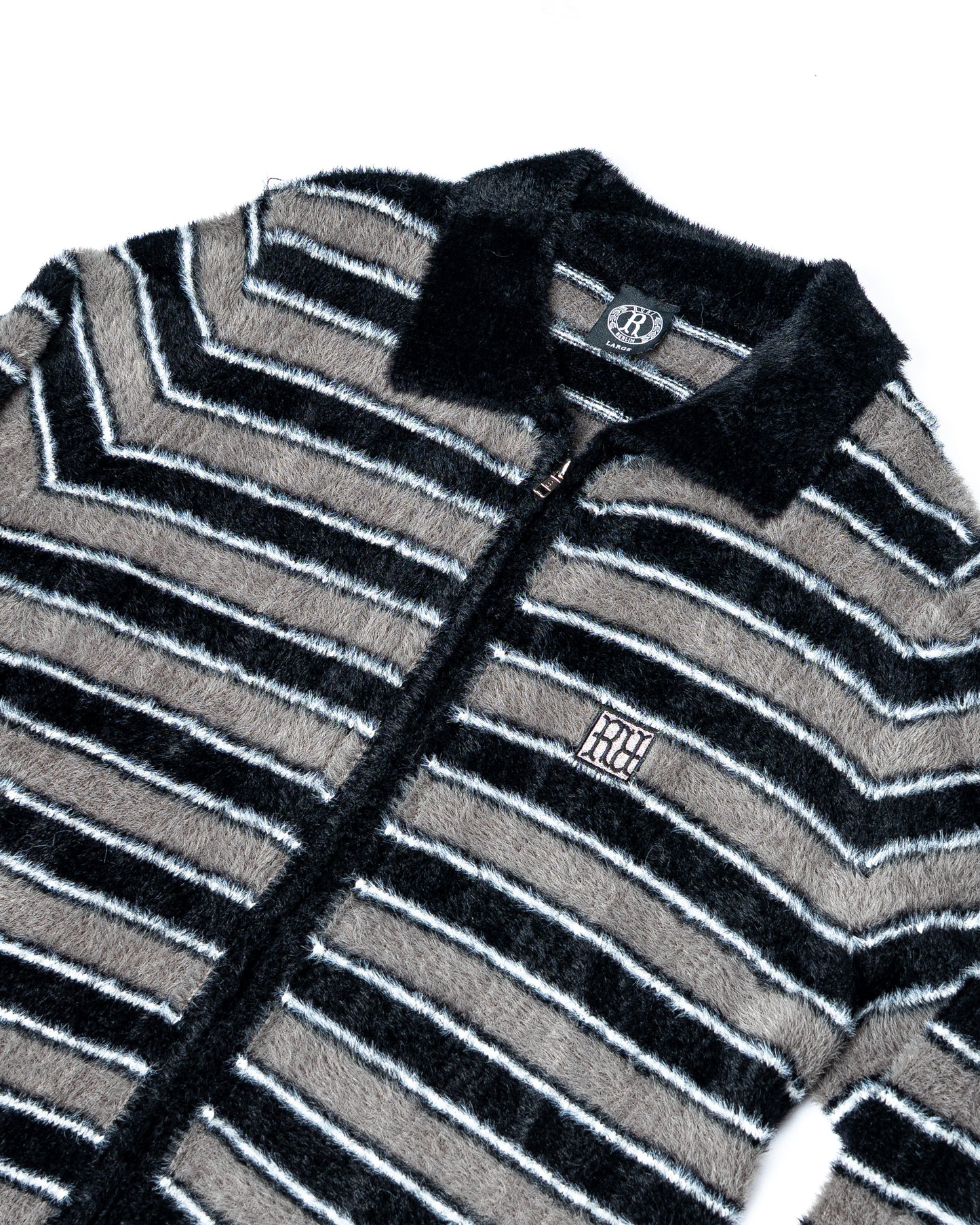 RR Mohair Stripe Cardigan