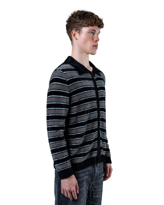 RR Mohair Stripe Cardigan