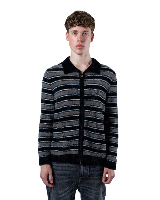 RR Mohair Stripe Cardigan