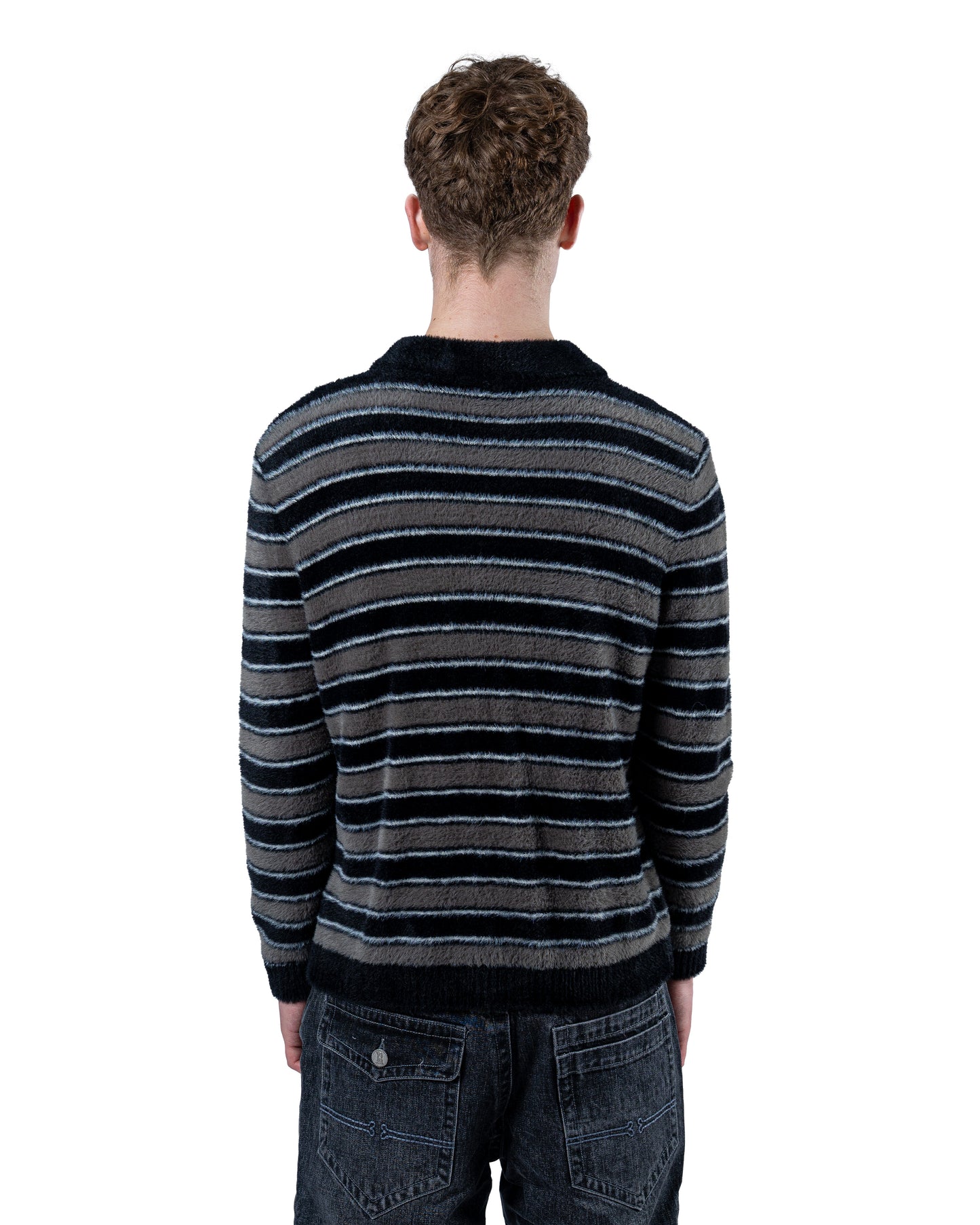 RR Mohair Stripe Cardigan