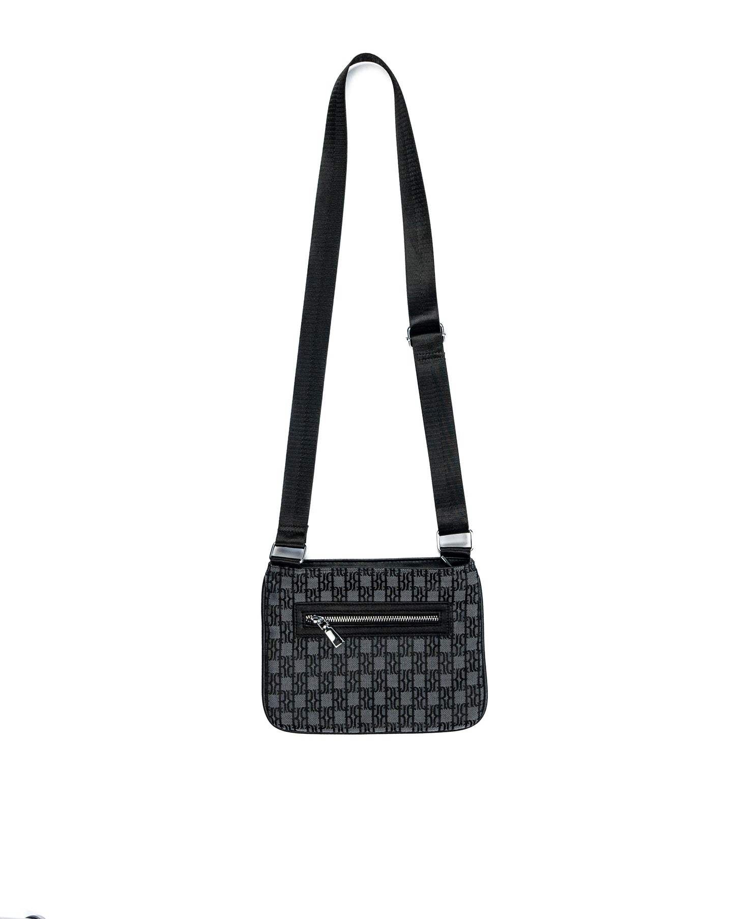 RR Jacquard Monogram shoulder bag Grey
