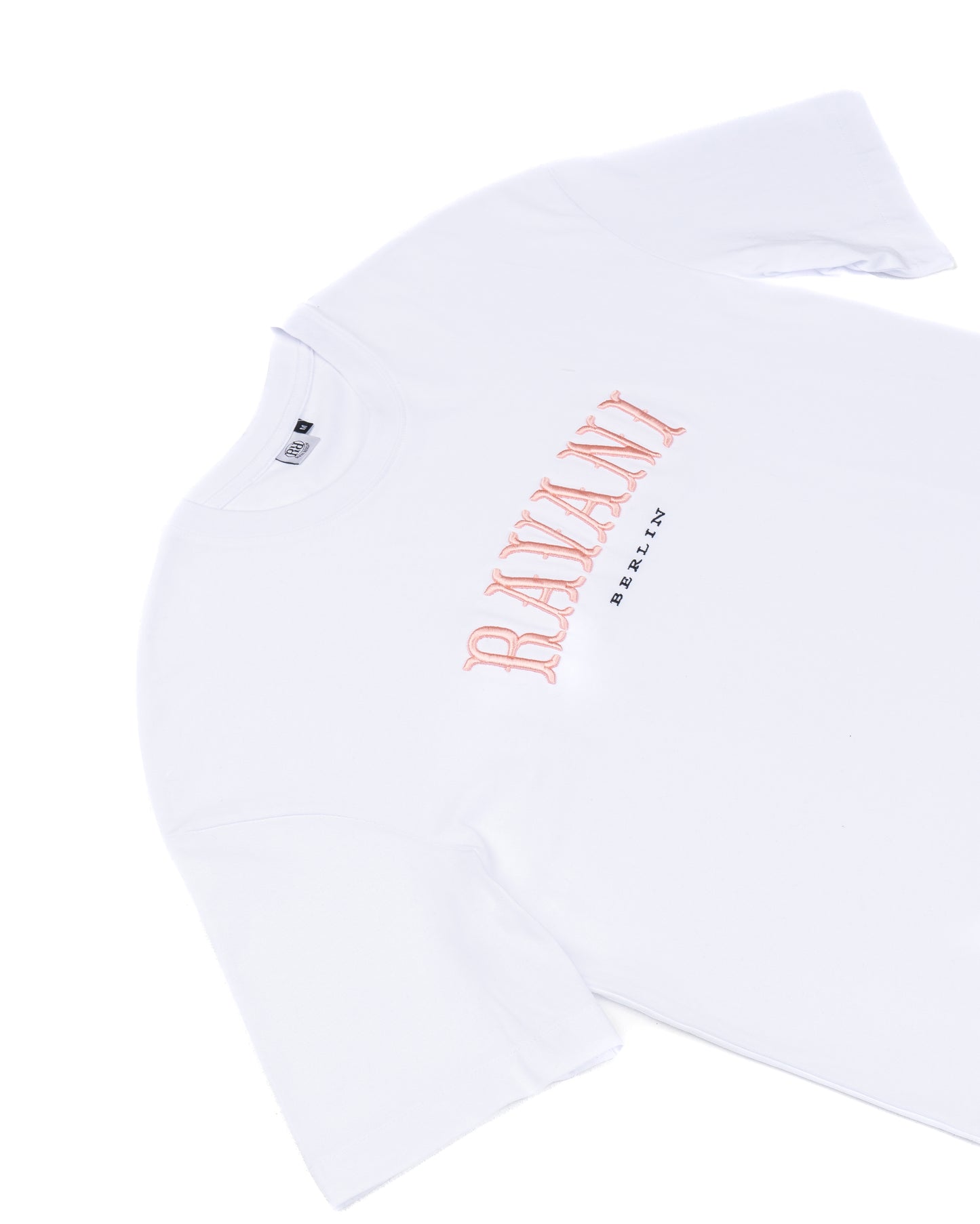 Ravani Archway Box Logo Tee Light Pink