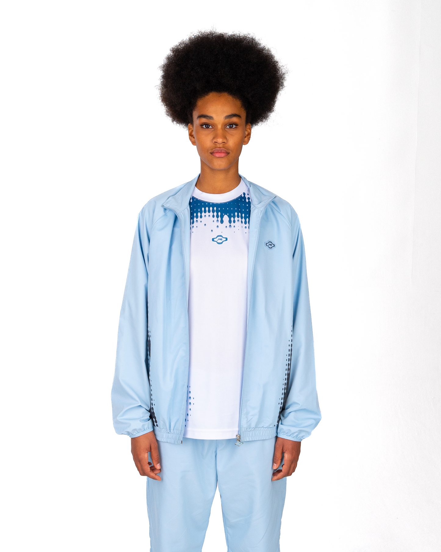 Sky blue track 2024 jacket