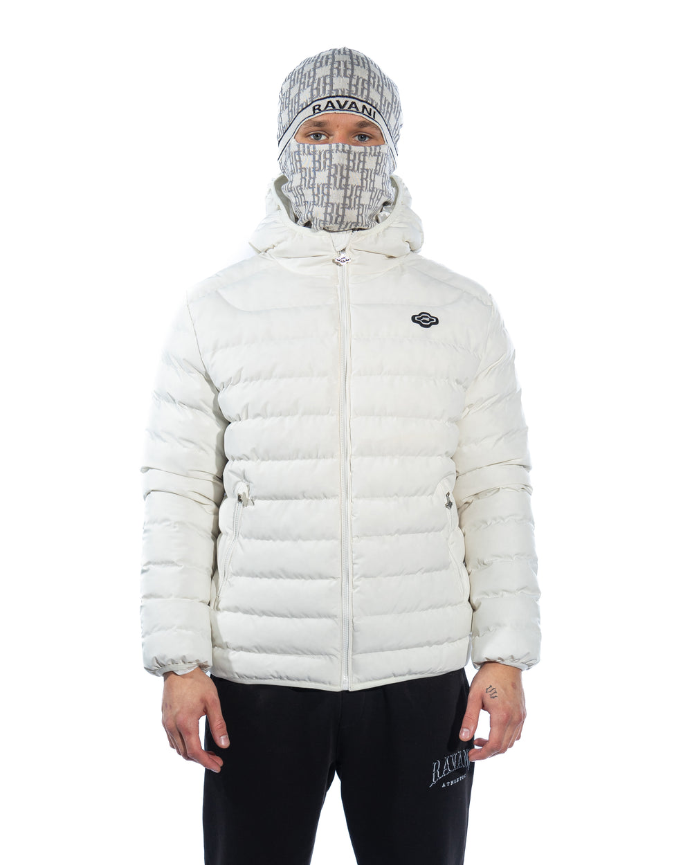 RR Monogram Balaclava Creme