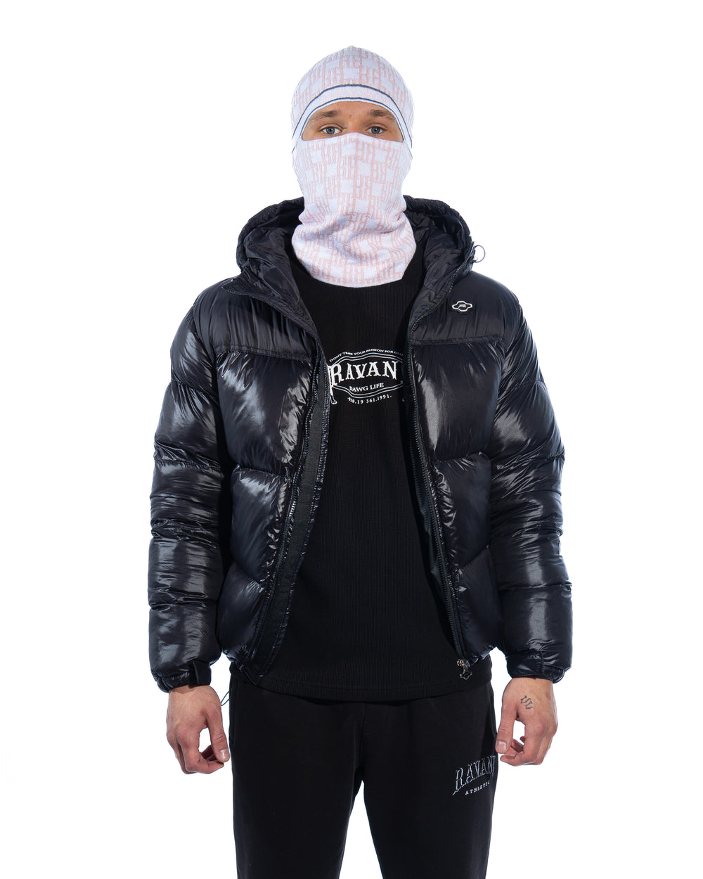 RR Monogram Balaclava Pink