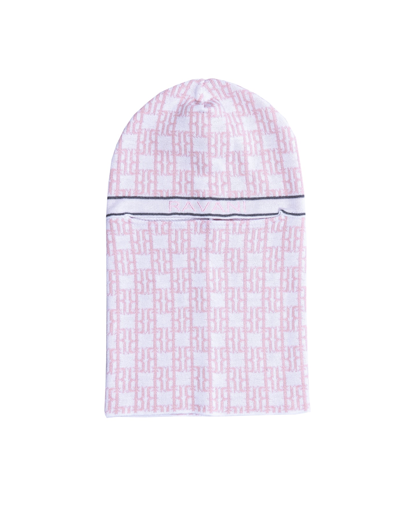 RR Monogram Balaclava Pink